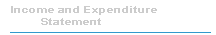 Income and Expenditure Statement